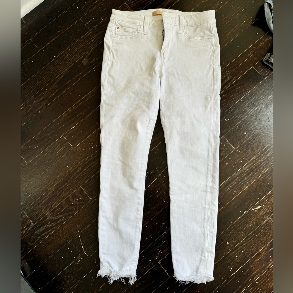 Joe’s Jeans FLAWLESS white denim skinny jeans